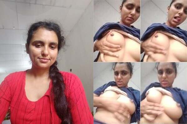 Beautiful sexy girl indian xxx vidio playing with boob mms