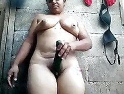 Very horny village www xxx bhabi hard fucking with cucumber mms